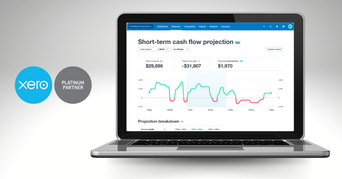 Xero’s short-term cash flow feature for businesses