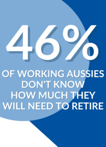 46% of working Aussies don't know how much they need to retire
